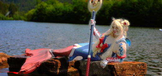 spontan cosplay shooting mit sailormoon mermaid an der Nagoldtalsperre